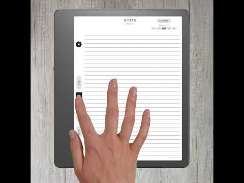 Kindle Scribe Digital Notebook - Hyperlinks Navigation Showcase