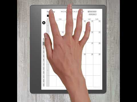 Kindle Scribe Daily Planner 2025 &amp; 2026 - Hyperlinks Navigation Showcase
