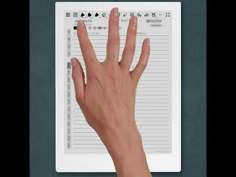 Supernote Daily Planner 2024 - Hyperlinks Navigation Showcase