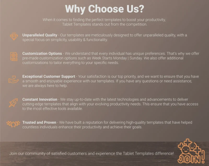 Why choose TabletTemplates for your Kindle Scribe