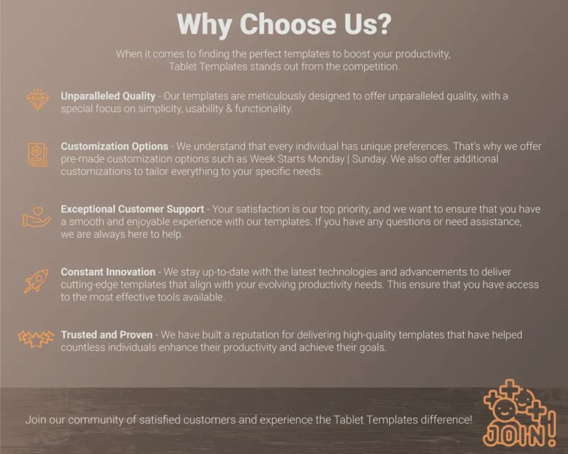 Why choose TabletTemplates for Kindle Scribe