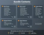 Supernote Productivity Bundle Contents