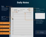 reMarkable 2 Daily Journal Notes Page