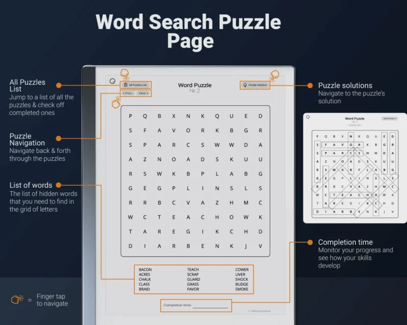 remarkable 2 word search puzzle volume 1 page view