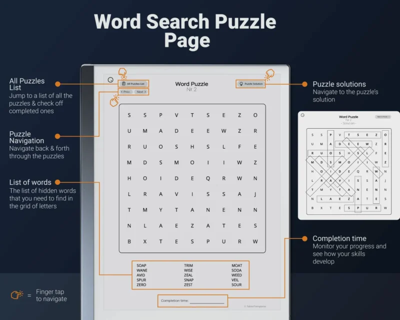 remarkable 2 word search puzzle volume 5 page view