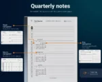 5.DailyPlanner-Quarterly reMarkable 2 Quarterly Calendar Planner Template