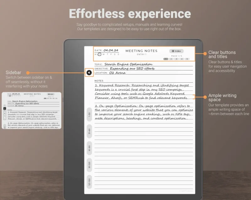 Kindle Scribe Meeting Notes - Best Writing Experience