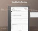 6.Daily-Journal-Weekly Kindle Scribe Daily Journal 2025 2026 2027 Weekly Reflection