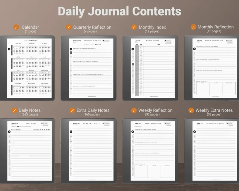 Kindle Scribe Daily Journal