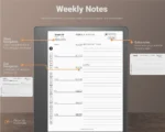7.-Daily-Planner-Weekly Kindle Scribe Weekly Notes 2026 2027