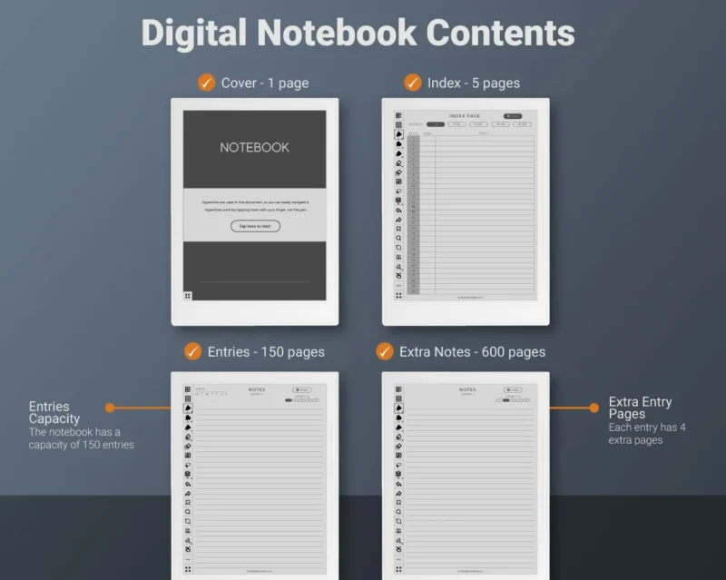 Supernote Digital Notebook for Manta, Nomad, A5 A6 X1 X2