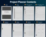 reMarkable 2 Project Planner Contents