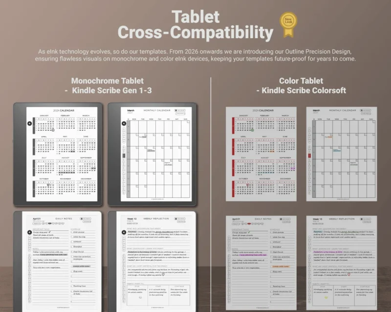 Kindle Scribe Colorsoft Tablet Cross-compatibility Gen 1, 2, 3