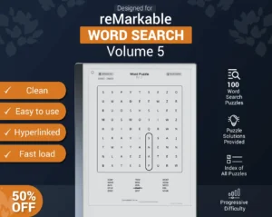 remarkable 2 word search puzzle games volume 5