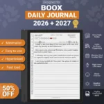 Boox Daily Journal Template 2026-2027