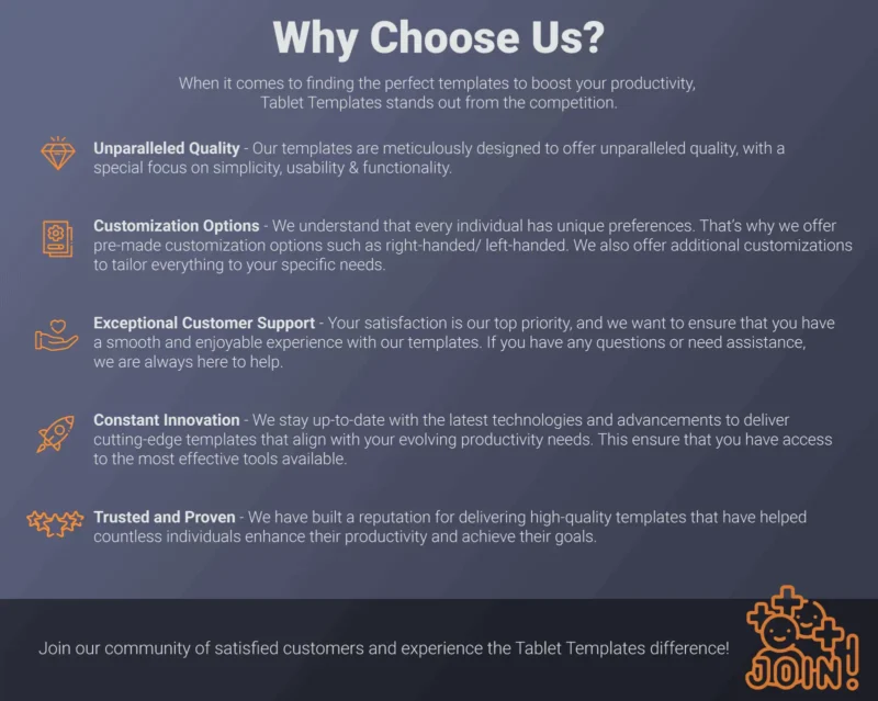 Why Choose TabletTemplates for Boox Tablet