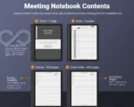 Onyx Boox Meeting Notes Minutes Notebook Templates