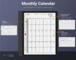 Boox Daily Planner Template 2026 2027 Note Air Tab Ultra Go Monthly Calendar