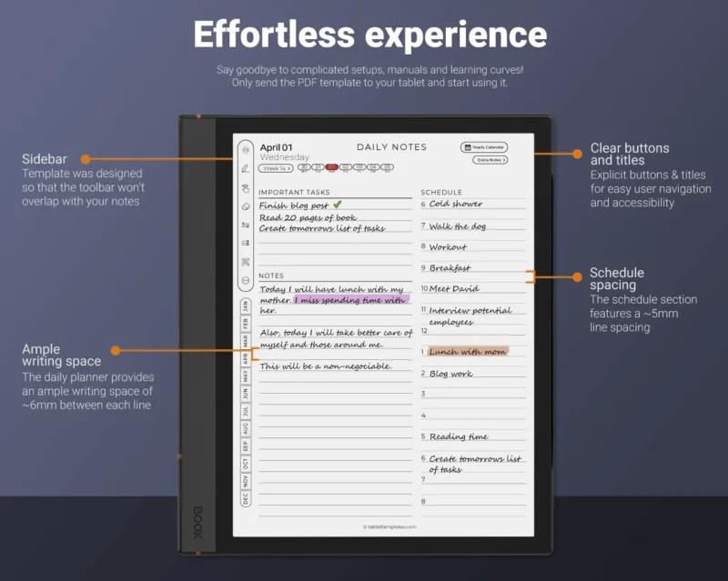 Best writing experience on Onyx Boox Tablets