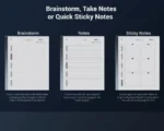 Brainstorm, Quick Sticky Notes for reMarkable 2 Tablet