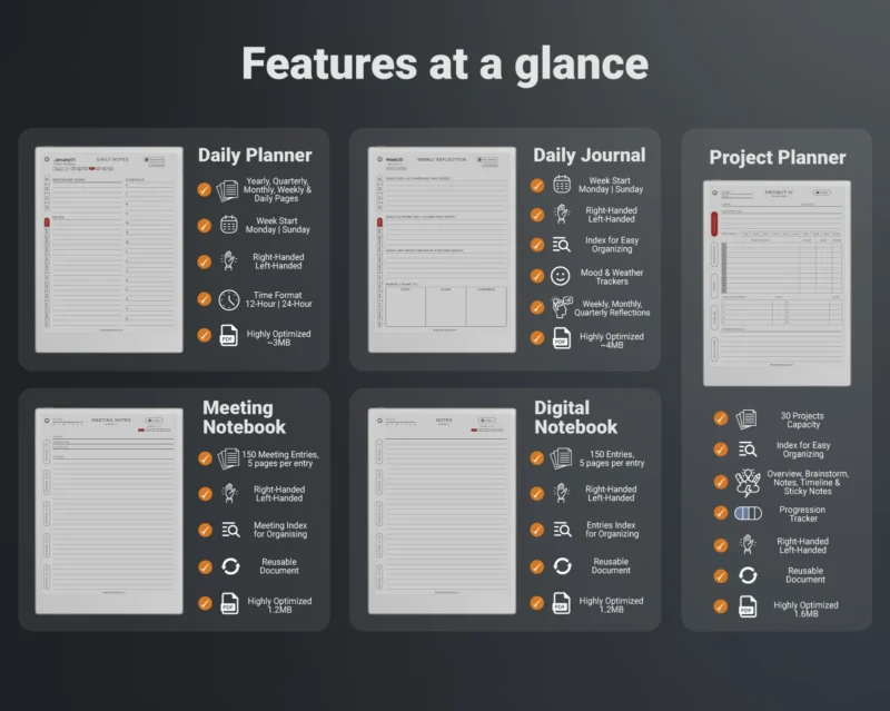 reMarkable Paper Pro Productivity Bundle Features