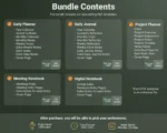 Productivity Bundle Contents