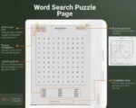 Word search puzzle page