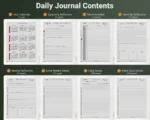 5.Journal-WhatsIncluded Kobo Daily Journal Template - by TabletTemplates