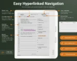 9.DailyPlanner-DailyNotes Best hyperlinked PDF navigation on Kobo tablet
