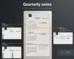 remarkable paper pro move quarterly planner calendar