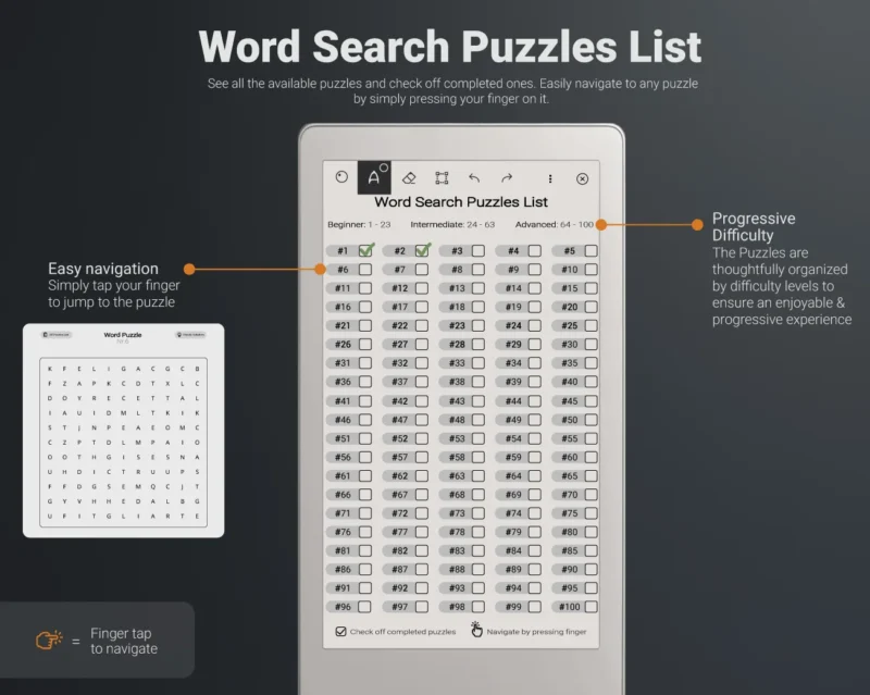 Word Search Puzzles List