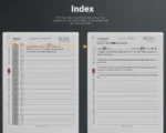 5.Daily-Journal-Index-Example reMarkable Paper Pro Journal Template 2025, 2025, 2027 Index
