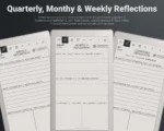 6.DailyJournal-Quarterly-Weekly-Monthly-Reflections- reMarkable Paper Pro Move Journal Quarterly, Monthly, Weekly Reflections