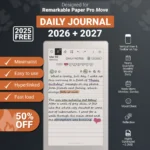 reMarkable-Paper-Pro-Move-Daily-Journal-2026-2027 reMarkable Paper Pro Move Daily Journal 2026 2027