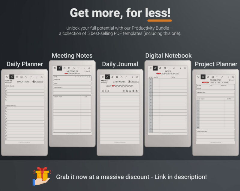 reMarkable Paper Pro Move - Digital Notebook - Get more for less