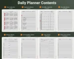 2.DailyPlanner-WhatsIncluded Kobo Daily Planner Contents