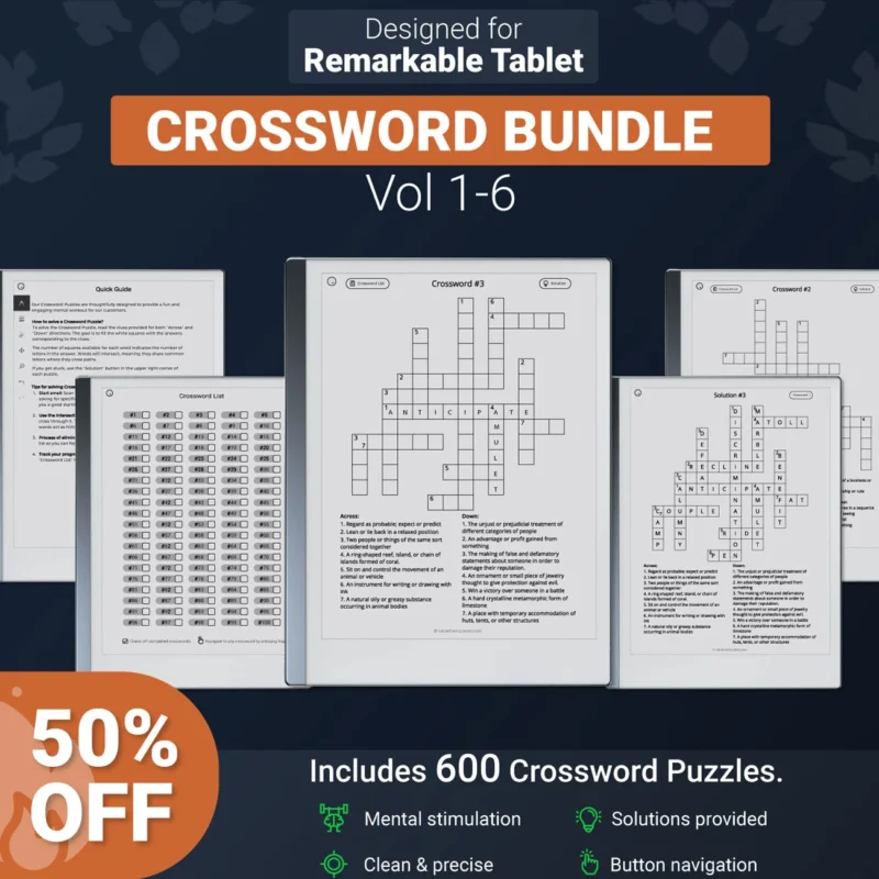 Remarkable 2 Crossword Bundle