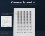 reMarkable 2 Crossword Puzzles Index List