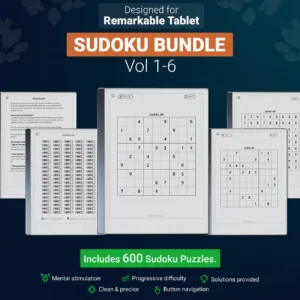 reMarkable 2 and Paper Pure Sudoku Bundle
