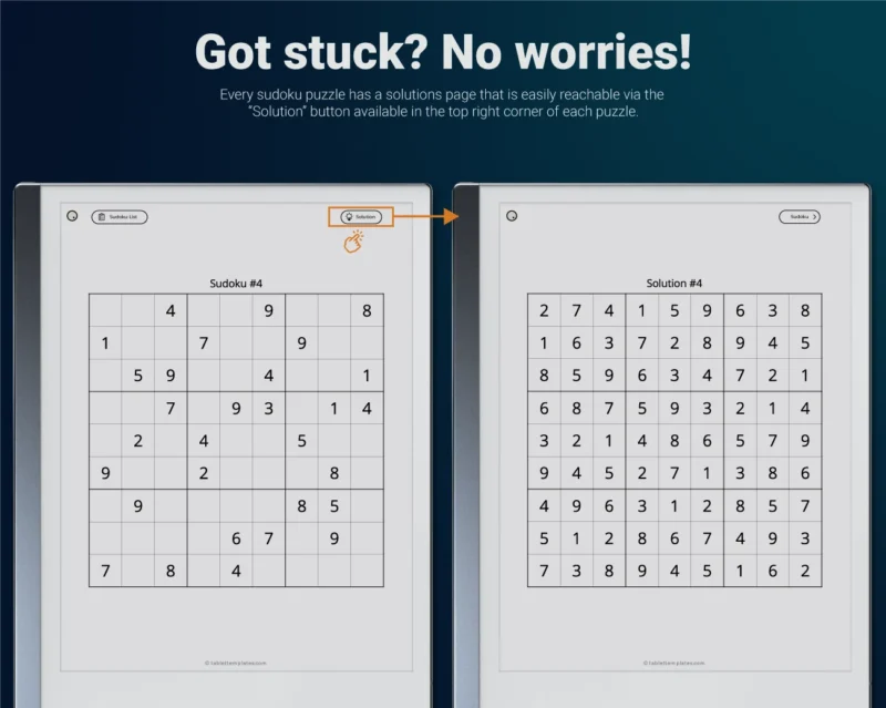 reMarkable 2 and Paper Pure Sudoku Bundle Solutions